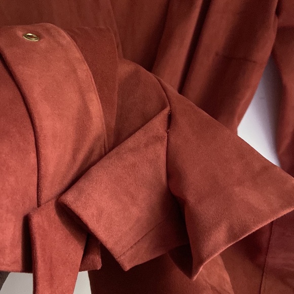 Zara Pink Suede Romper - Picture 3 of 5